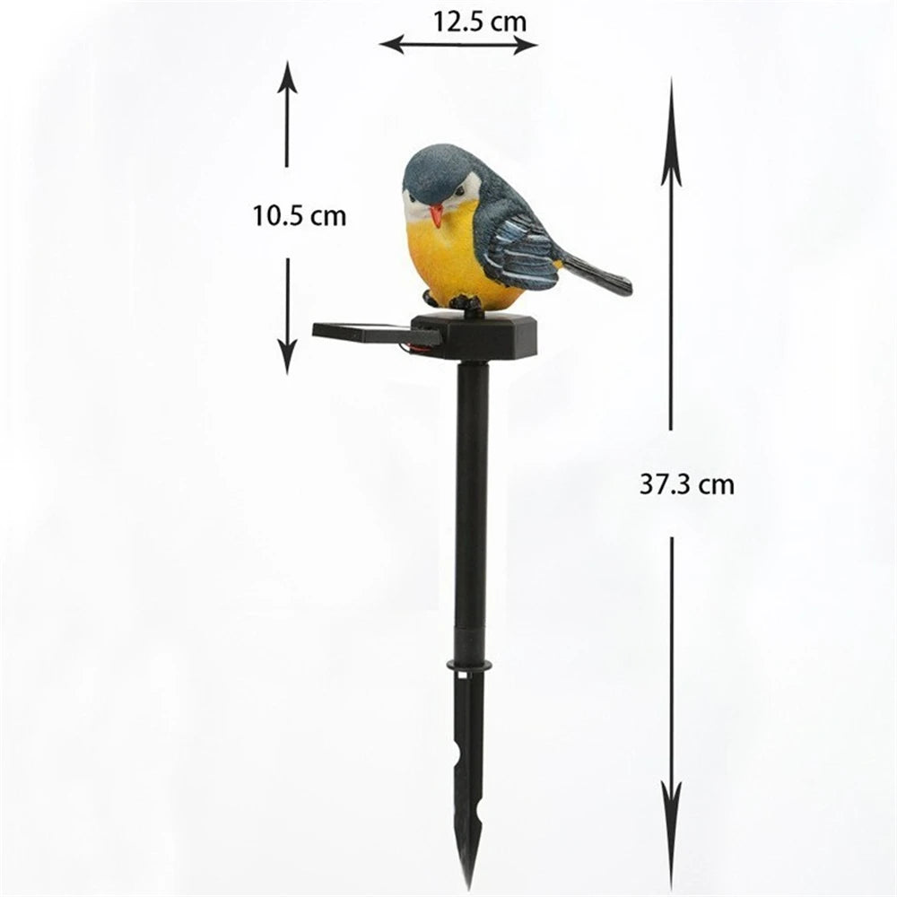 Solar Bird Stake Garden Light