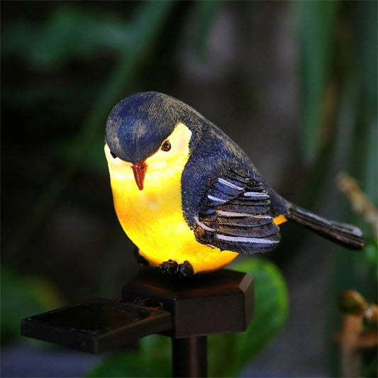 Solar Bird Stake Garden Light