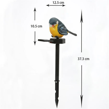 Solar Bird Stake Garden Light